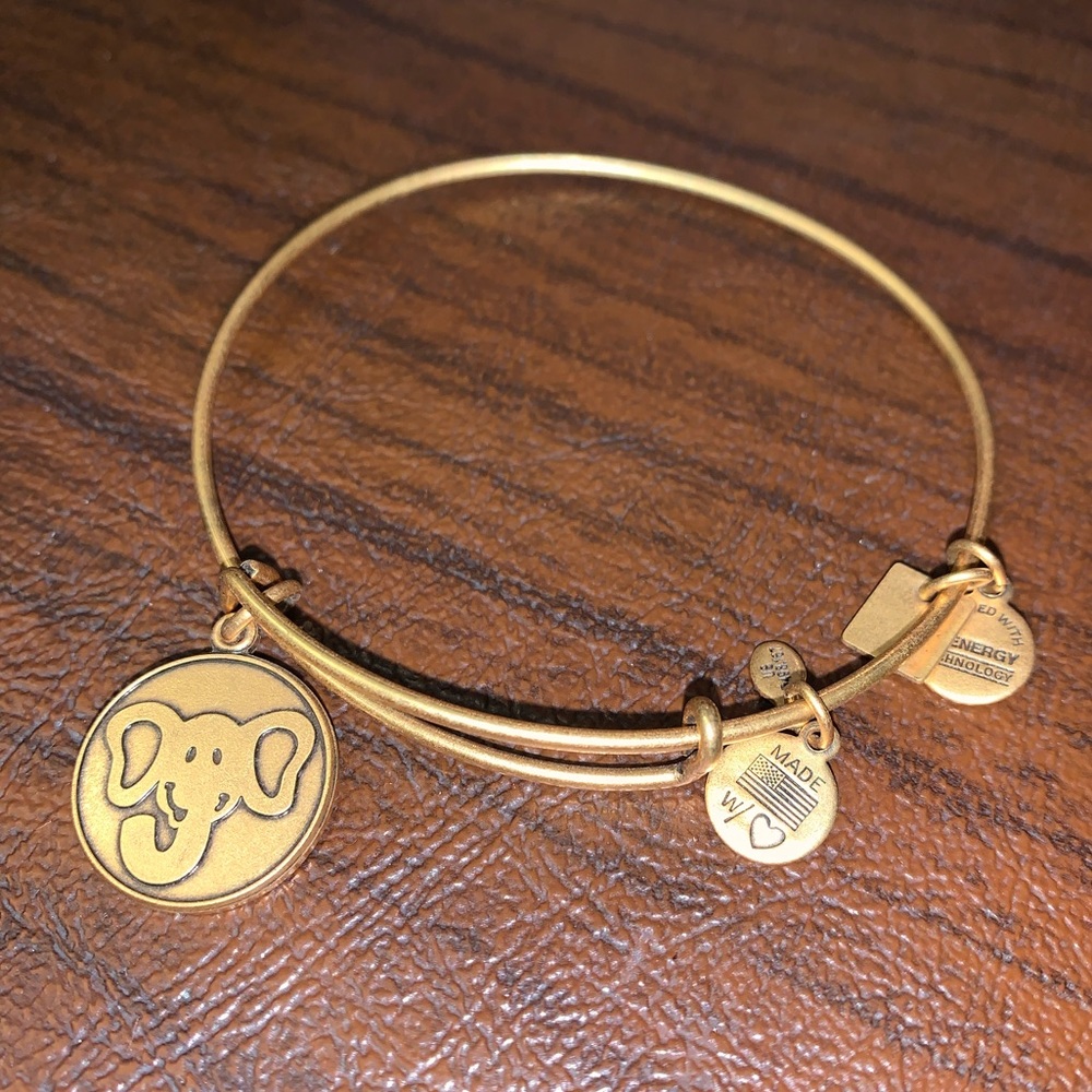 Elephant Alex and Ani Bangle